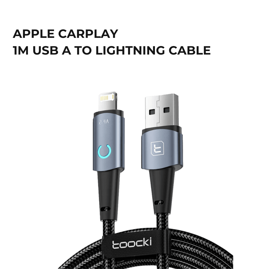 Braided Charging Cable 1M USB A to Lightning Cable Apple