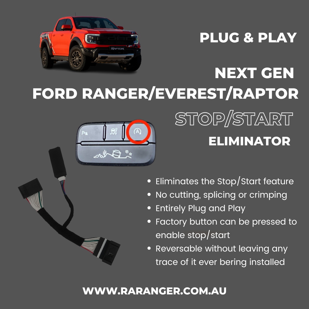 Next Gen Ford Ranger, Raptor & Everest Stop/Start Eliminator