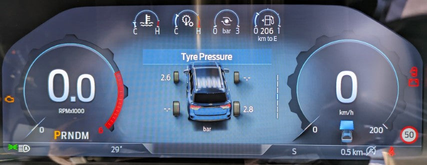 NextGen Ranger & Everest Full Digital Instrument Cluster Upgrade Kit