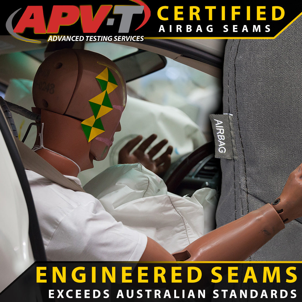 Ford Ranger T6.2 Wildtrak, Wildtrak X & Platinum Heavy Duty XP7 Canvas 2x Front Seat Covers (Made to Order)