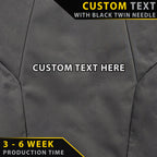 Ford Ranger T6.2 Sport & Tremor XP7 Rear Row Seat Covers (Available)