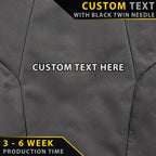 Ford Next-Gen Everest Platinum & Wildtrak Heavy Duty XP7 Canvas Rear Seat Covers