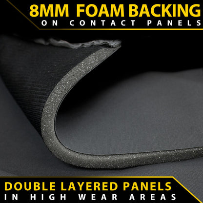 Ford Ranger T6.2 Wildtrak, Wildtrak X & Platinum XP7 Rear Row Seat Covers (In Stock)