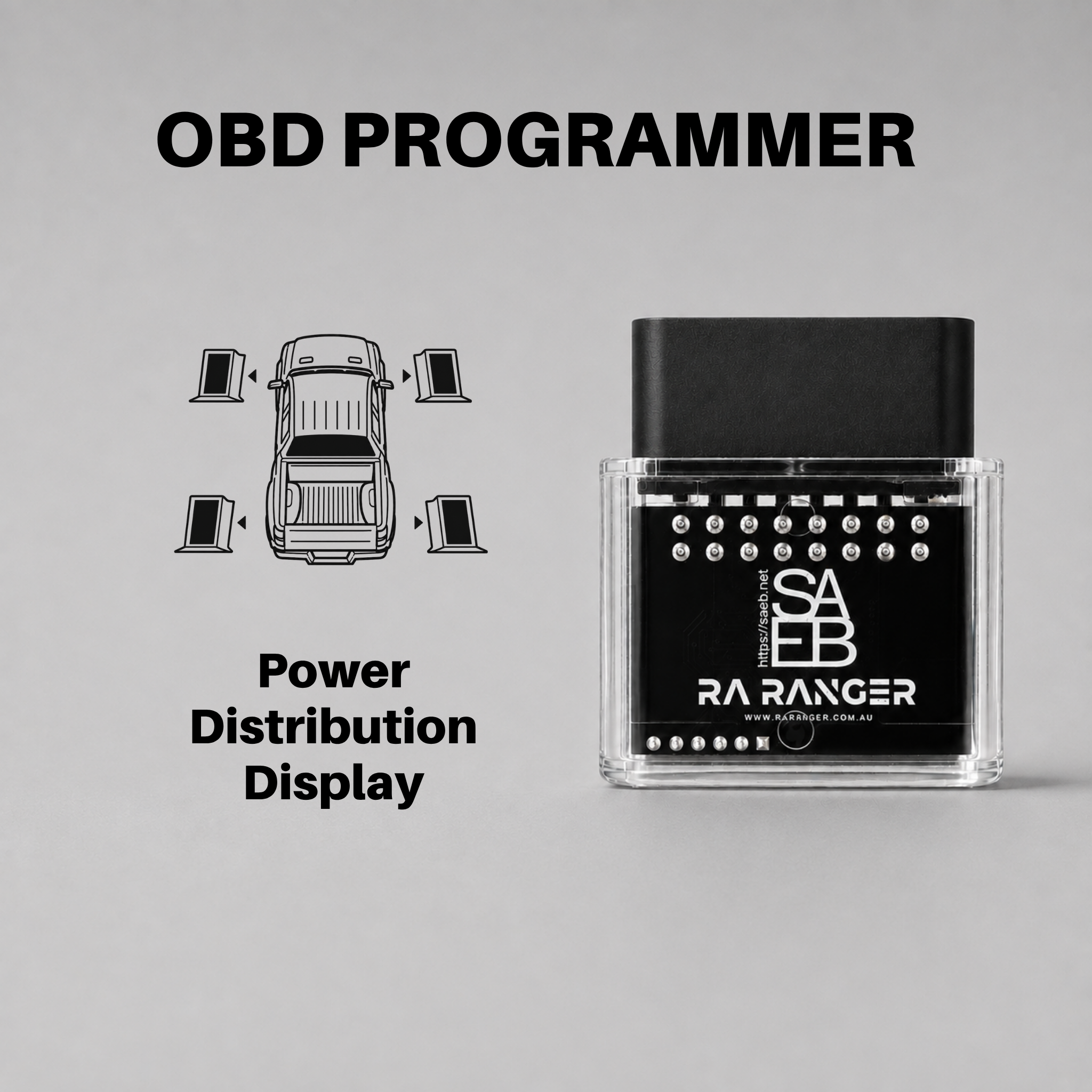 Power Distribution Display Programmer - Next Gen Ranger, Raptor & Everest