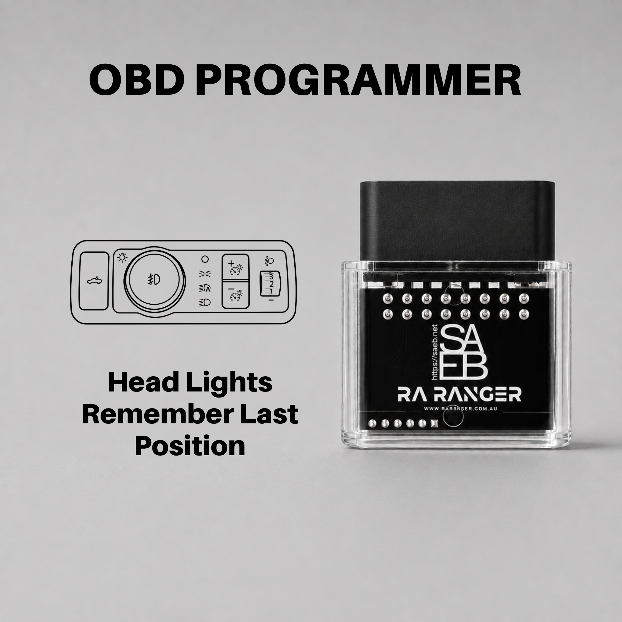Headlights Remember Last Position Programmer - Next Gen Ranger, Raptor & Everest