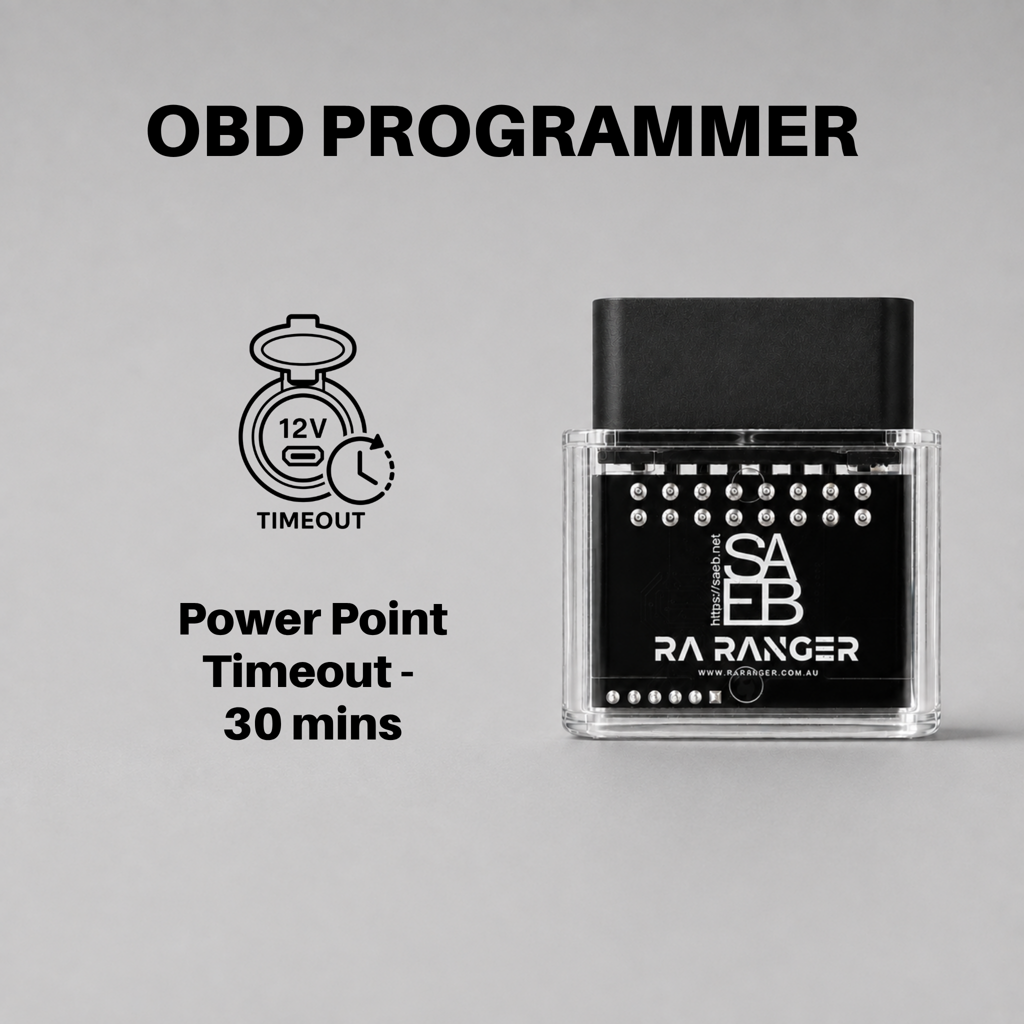 12V Power Outlet 30 Minute Timeout Programmer - Next Gen Ranger, Raptor & Everest