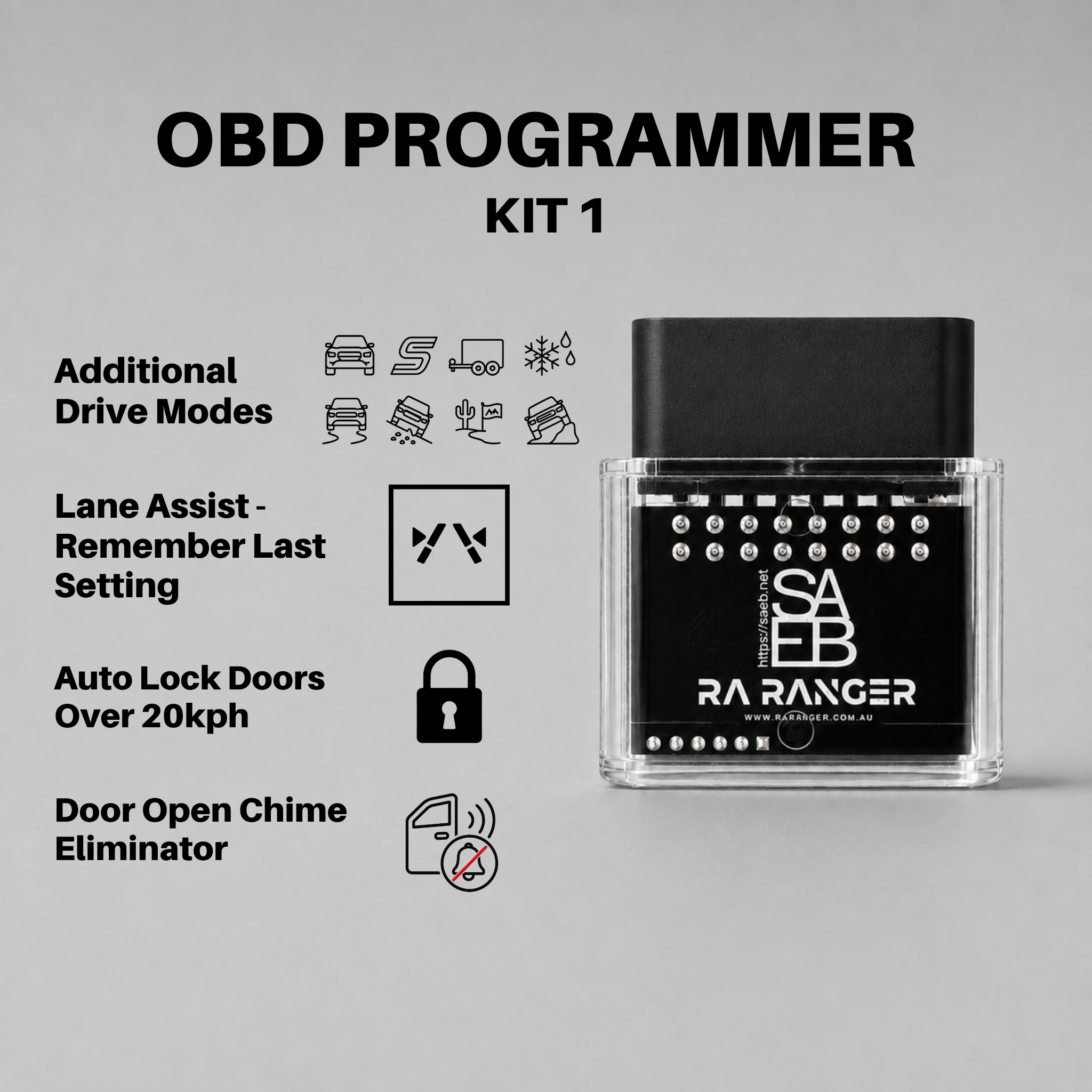 OBD Programmer Kit 1 - Next Gen Ranger, Raptor & Everest