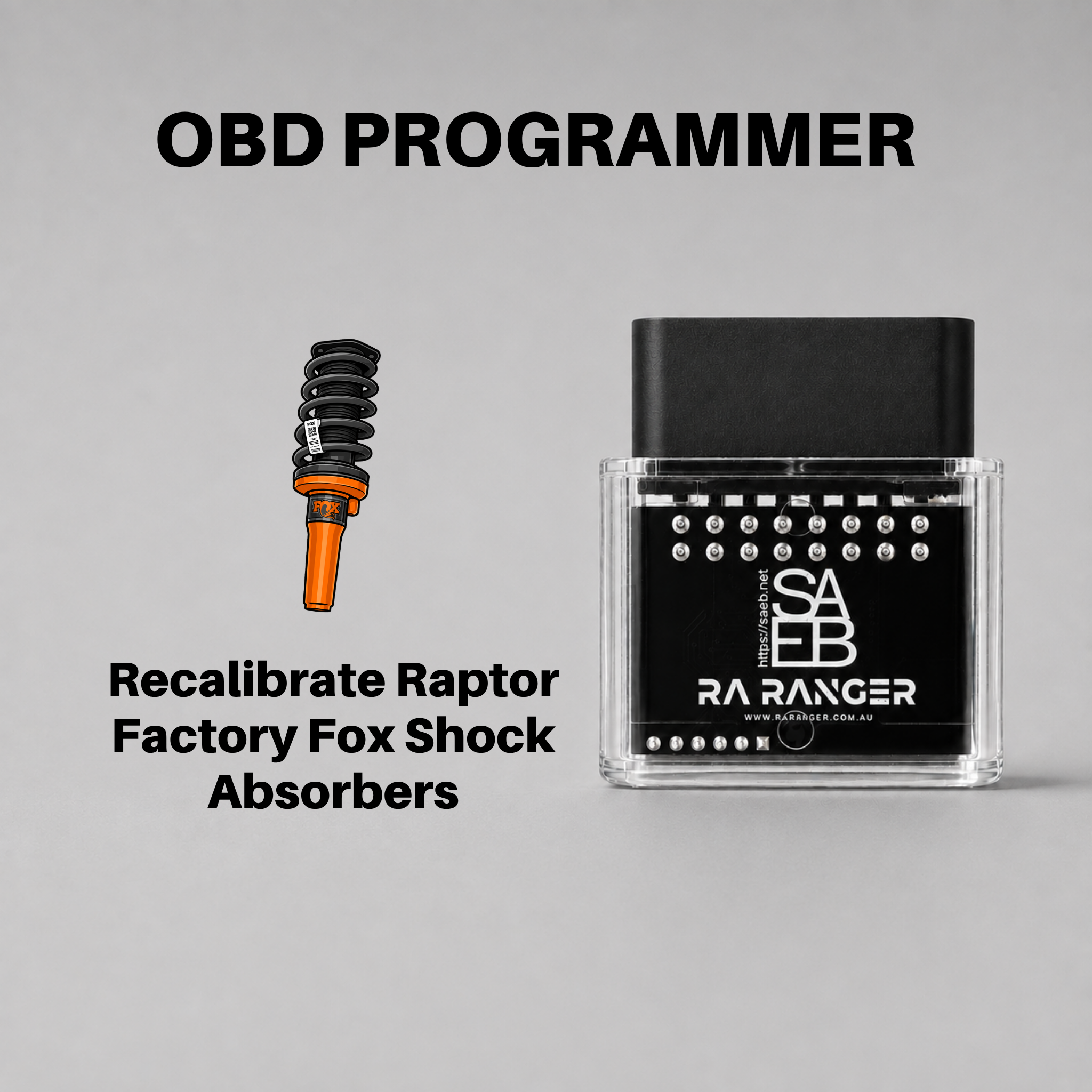 Factory Fox Shock Recalibration Programmer - Ranger Raptor
