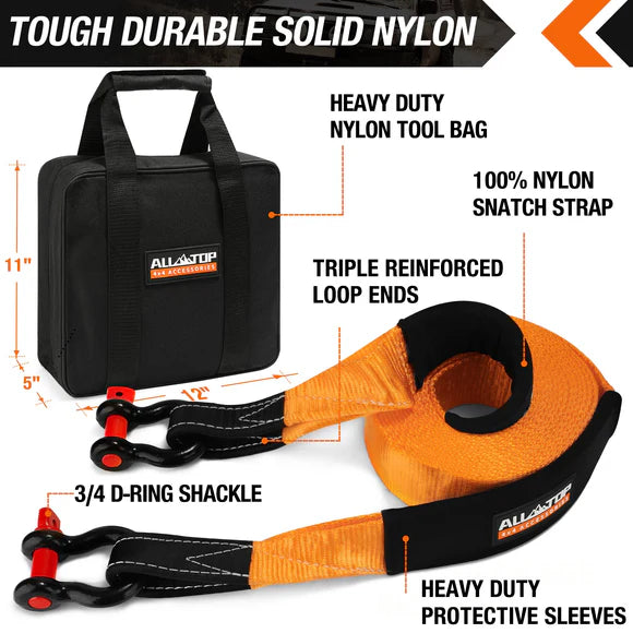 Recovery Strap Kit with Shackles