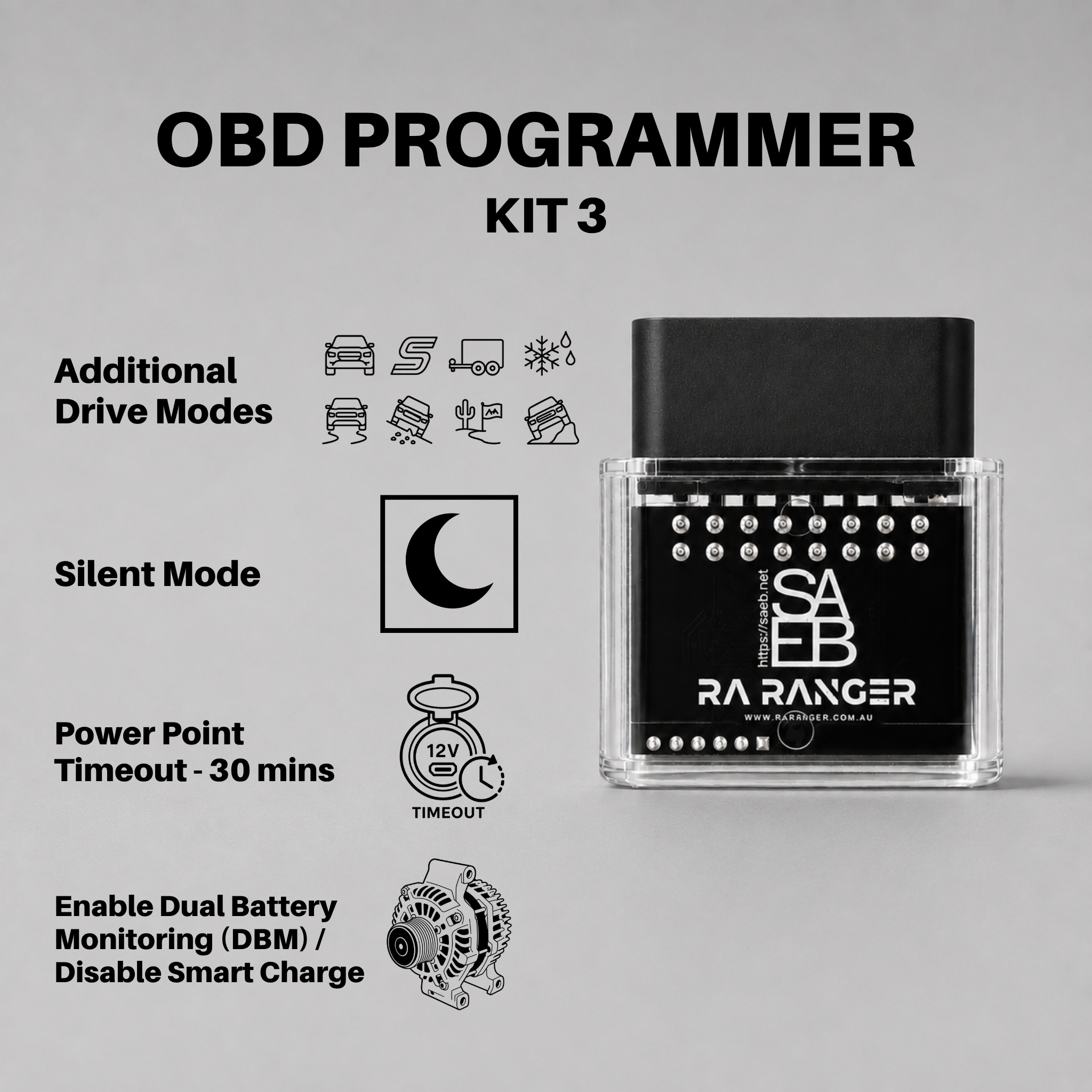 OBD Programmer Kit 3 - Next Gen Ranger, Raptor & Everest
