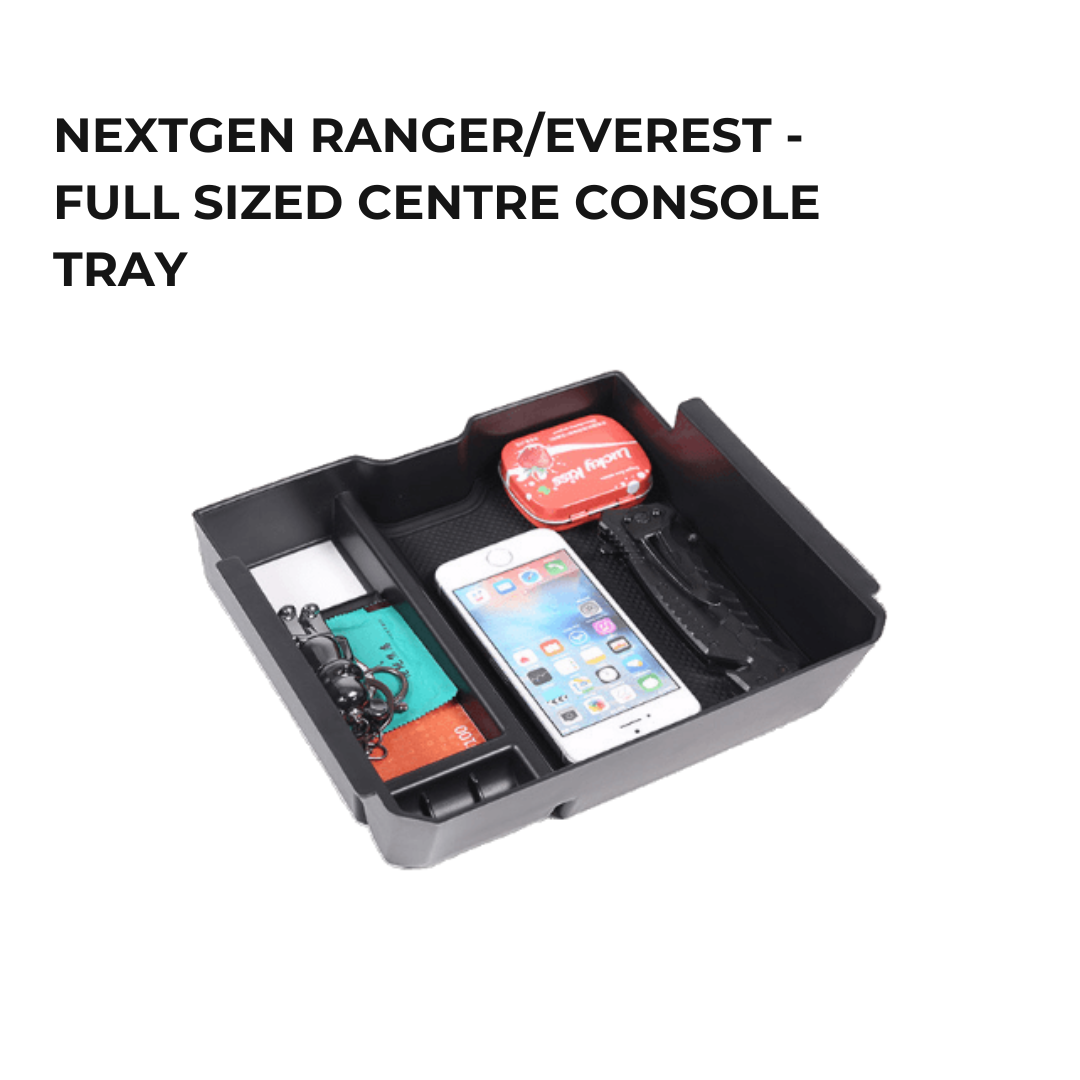 NextGen Ranger / Raptor / Everest - Full Sized Centre Console Storage Tray