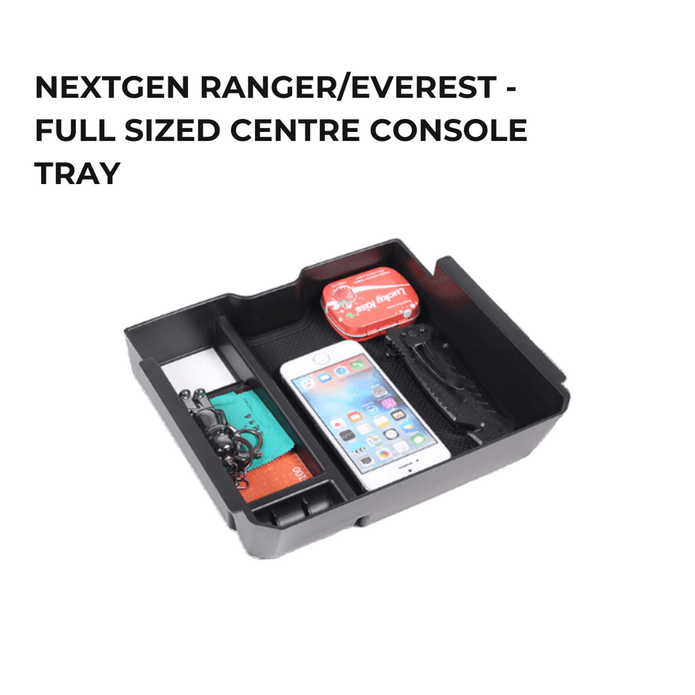 NextGen Ranger / Raptor / Everest - Full Sized Centre Console Storage ...