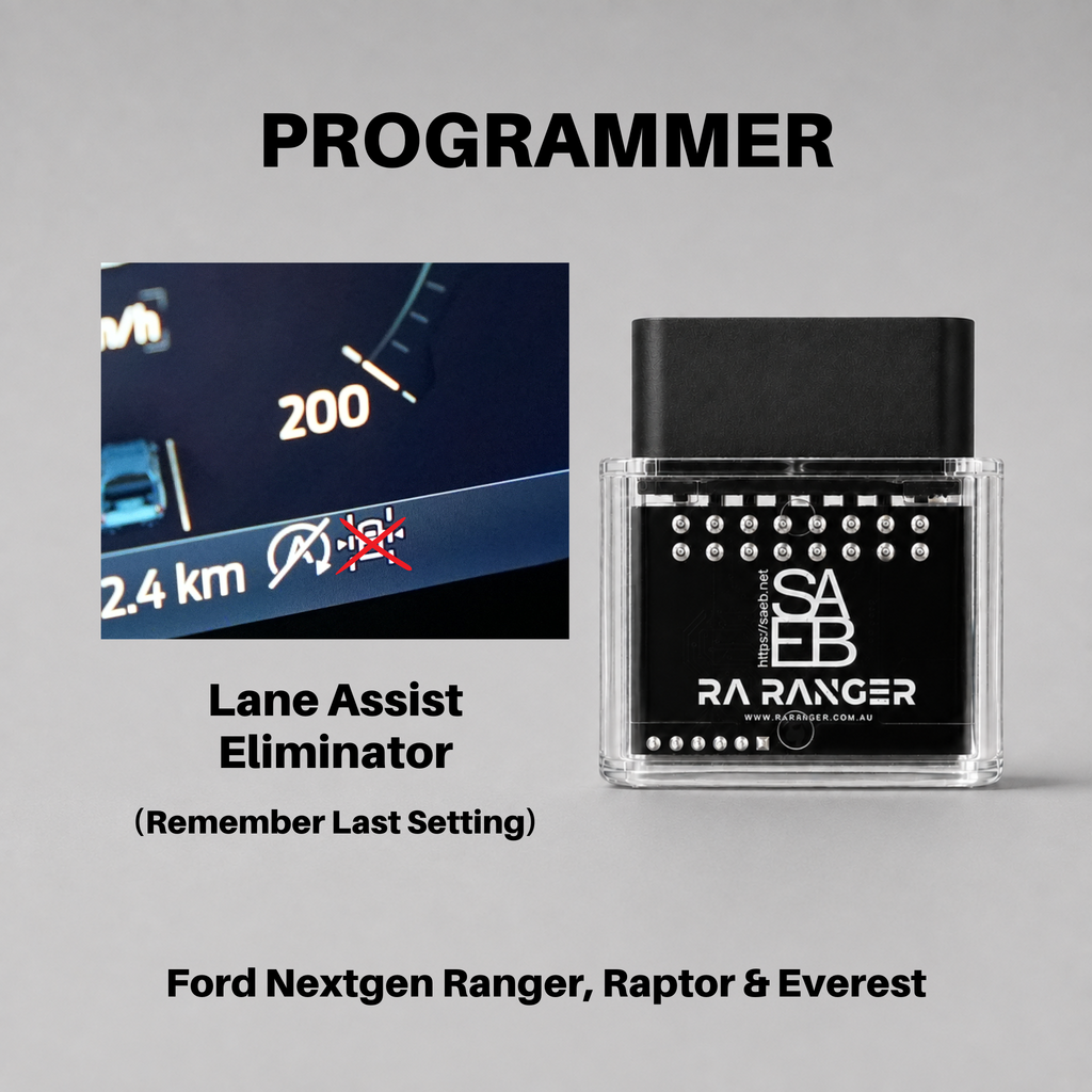 Lane Assist Eliminator Programmer - NextGen Ford Ranger, Raptor & Everest