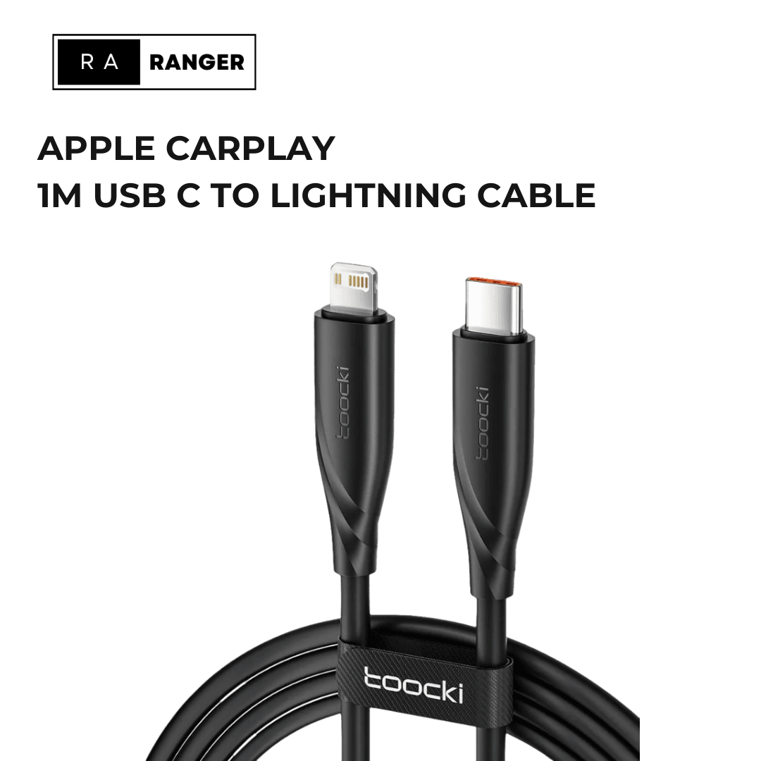 Charging Cable 1M USB C to Lightning Cable Apple Carplay RA Ranger