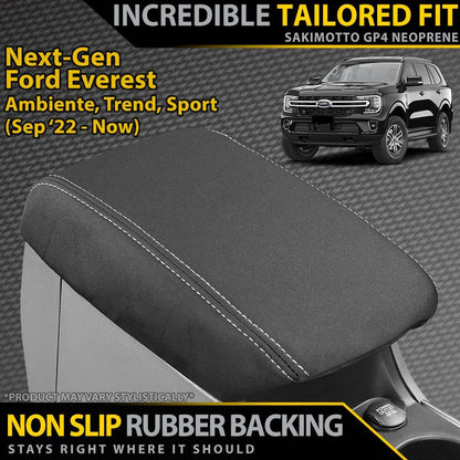 Ford Next-Gen Everest Ambiente, Trend & Sport Neoprene Console Lid