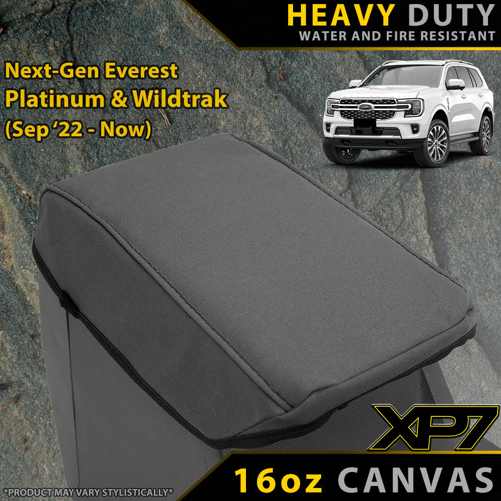 Ford Next-Gen Everest Platinum & Wildtrak Heavy Duty XP7 Canvas Console Lid