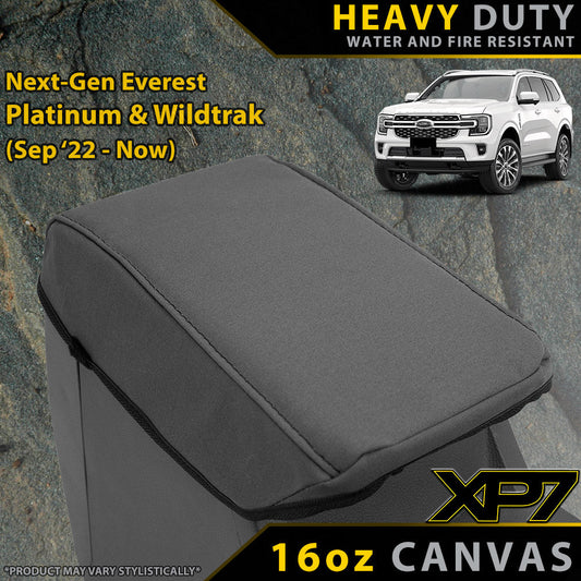 Ford Next-Gen Everest Platinum & Wildtrak Heavy Duty XP7 Canvas Console Lid