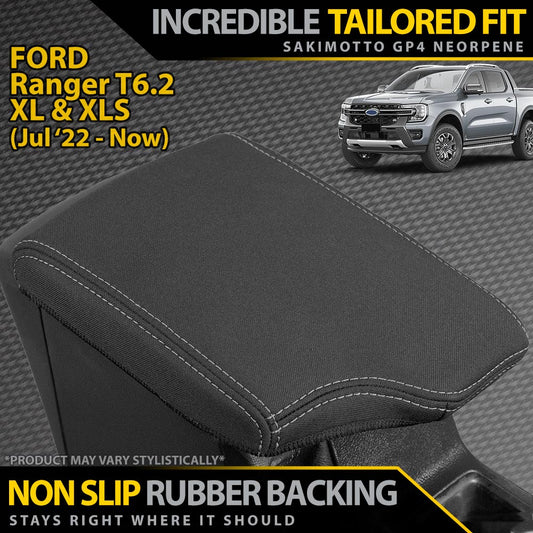 Ford Ranger T6.2 XL, XLS & Black Edition Neoprene Console Lid (In Stock)