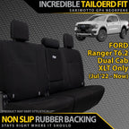 Ford Ranger T6.2 XLT Neoprene Rear Row Seat Covers