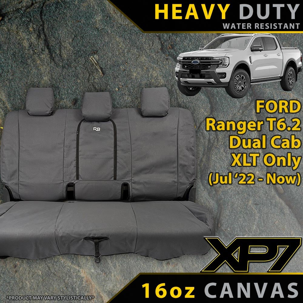 Ford Ranger T6.2 XLT XP7 Rear Row Seat Covers (Available)