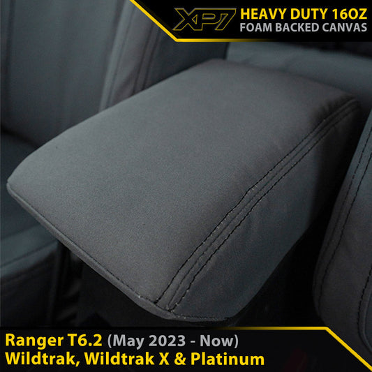 Ford Next-Gen Ranger T6.2 Wildtrak, Wildtrak X & Platinum Heavy Duty XP7 Canvas Console Lid (In Stock)