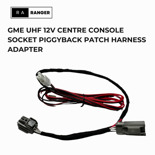 GME UHF 12v Centre Console Socket Piggyback Plug 'n' Play Adapter For NextGen Ranger
