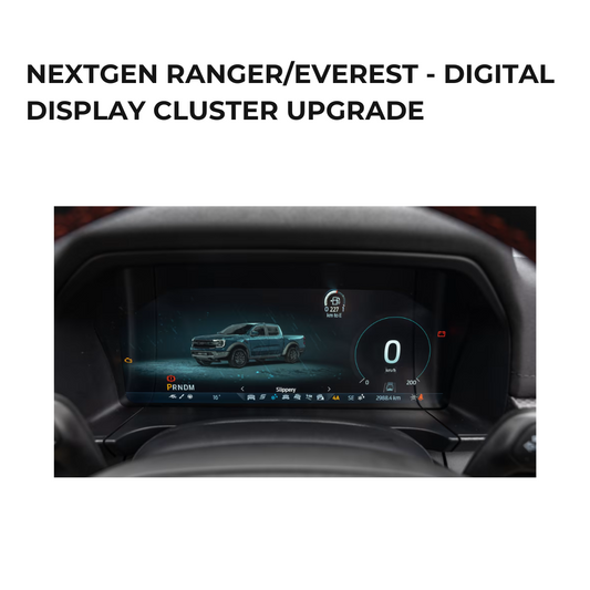 NextGen Ranger & Everest Full Digital Instrument Cluster Upgrade Kit