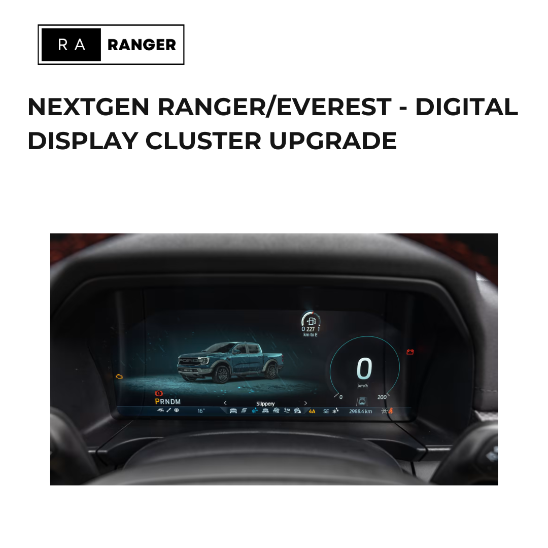 Current Ranger Lcd Screen NextGen Ranger & Everest Full Digital Instrument Cluster Upgrade Kit ...