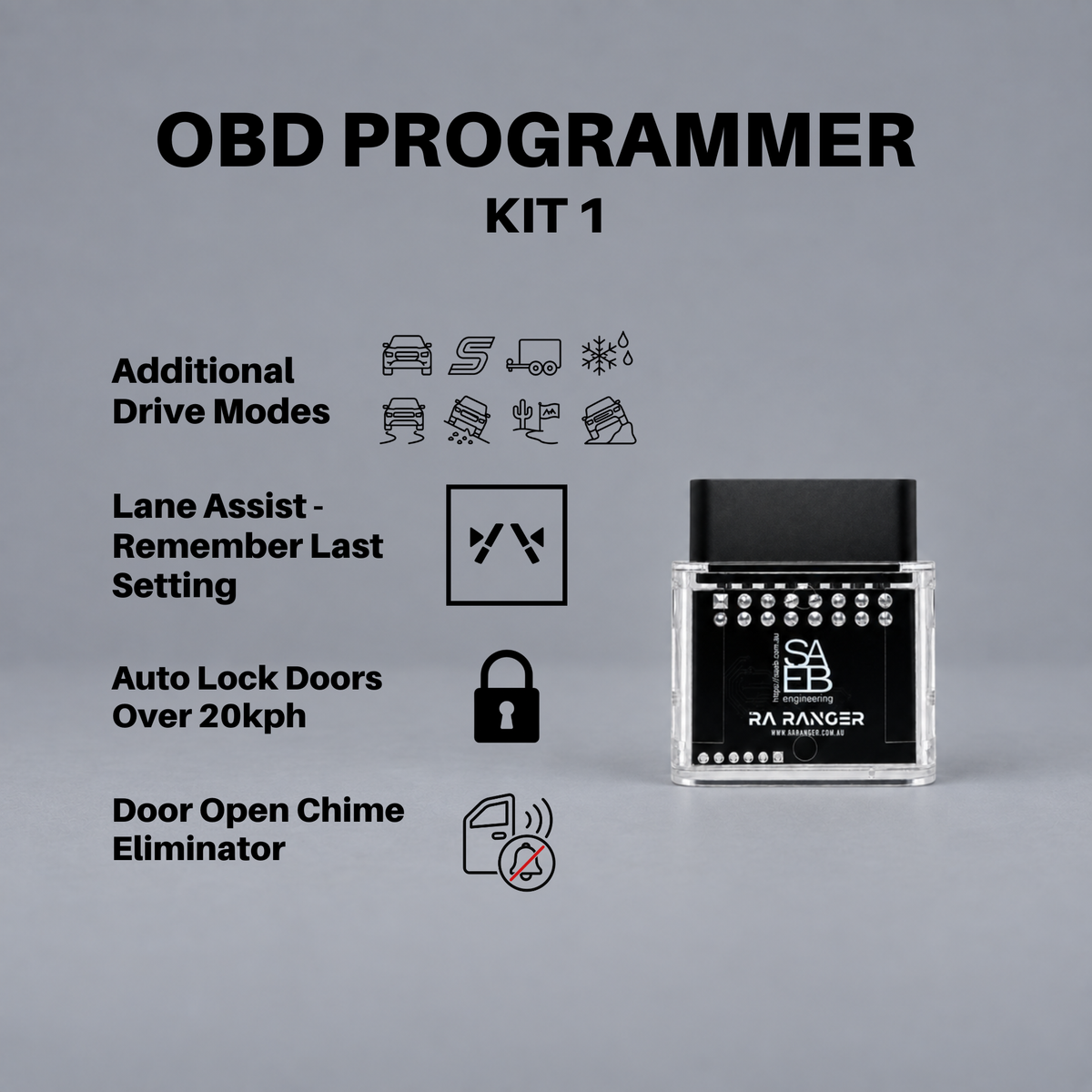 OBD Programmer Kit 1 - NextGen Ford Ranger, Raptor & Everest