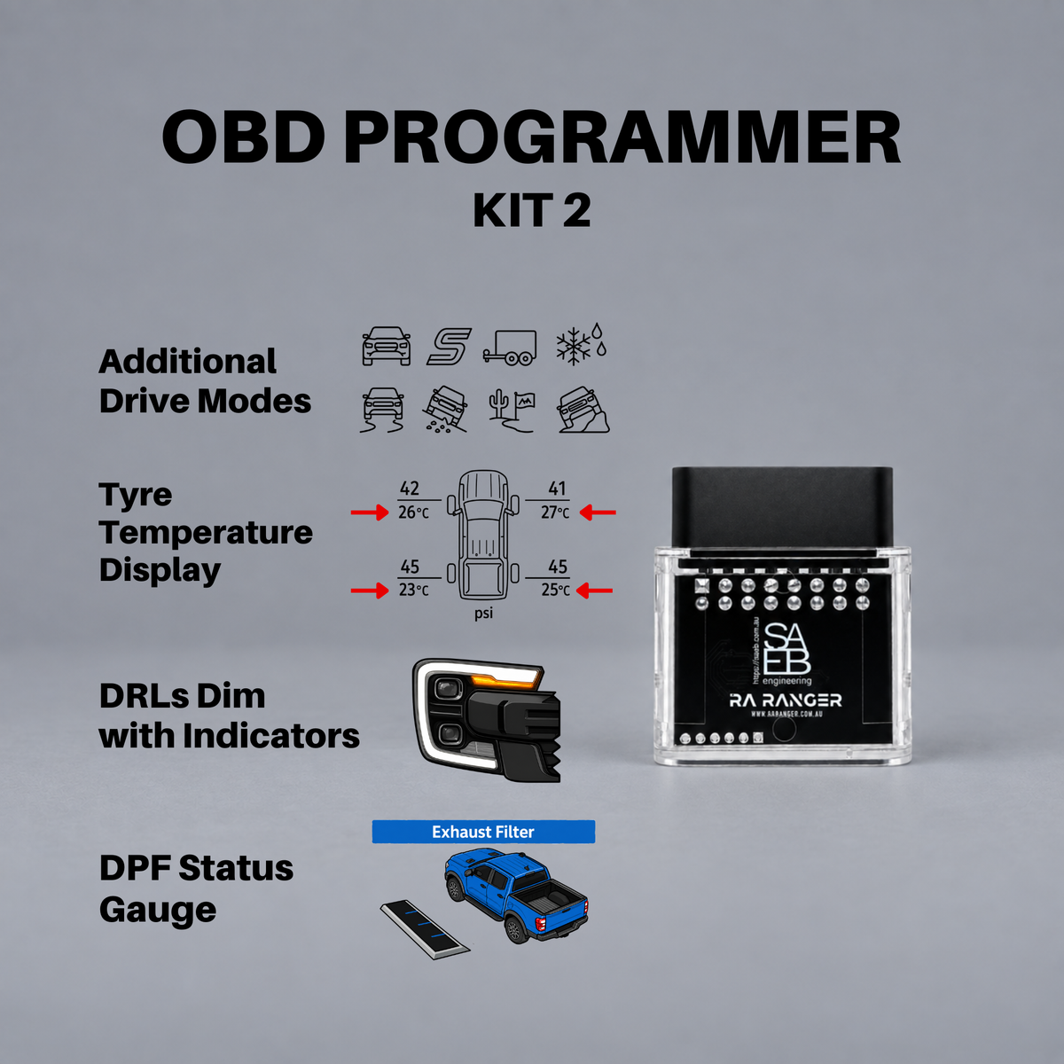 OBD Programmer Kit 2 - NextGen Ford Ranger & Everest