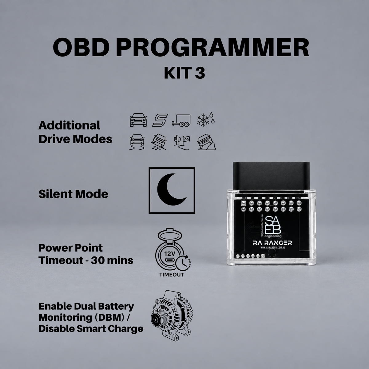 OBD Programmer Kit 3 - NextGen Ford Ranger, Raptor & Everest