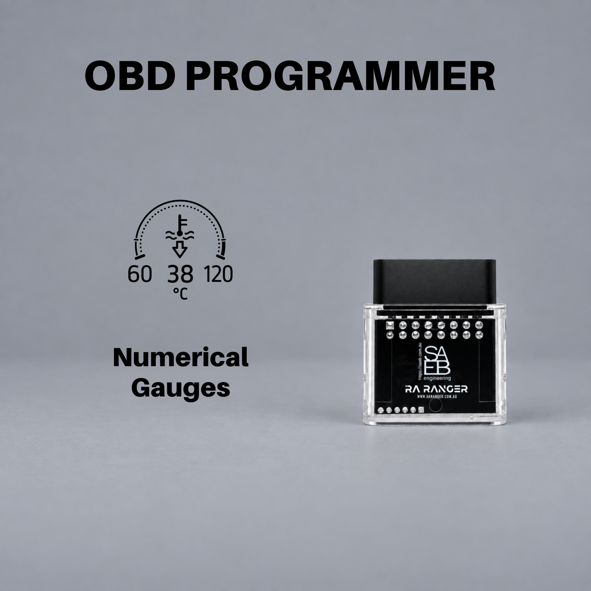 Numerical Guages Programmer (12" Digital Cluster Only) - NextGen Ford Ranger, Raptor & Everest