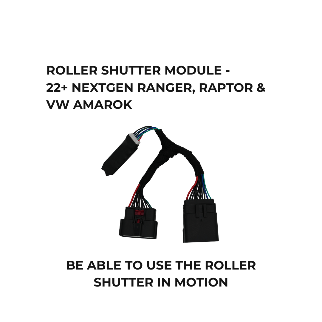 Roller Shutter Override - Next-Gen Ford Ranger, Raptor fitted with Factory Roller Shutter