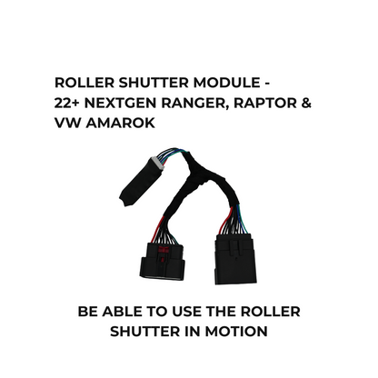 Roller Shutter Module - Next-Gen Ford Ranger, Raptor & VW Amarok fitted with Factory Roller Shutter