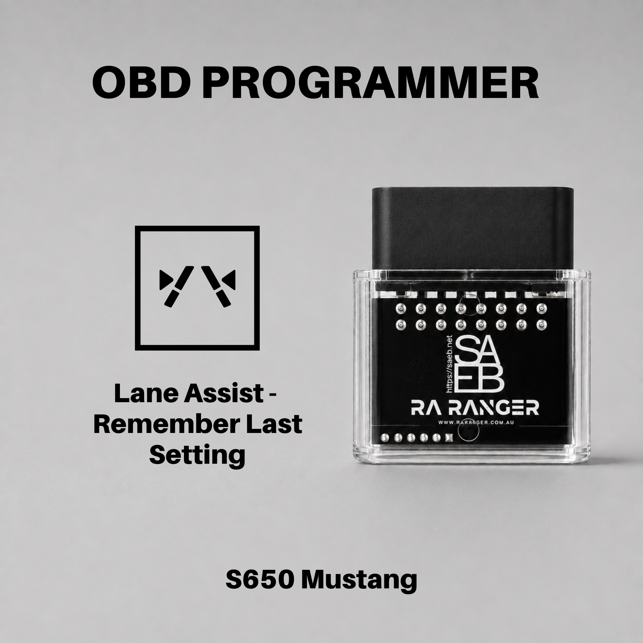 Lane Assist Remember Last Setting Programmer - Mustang S650 2024+