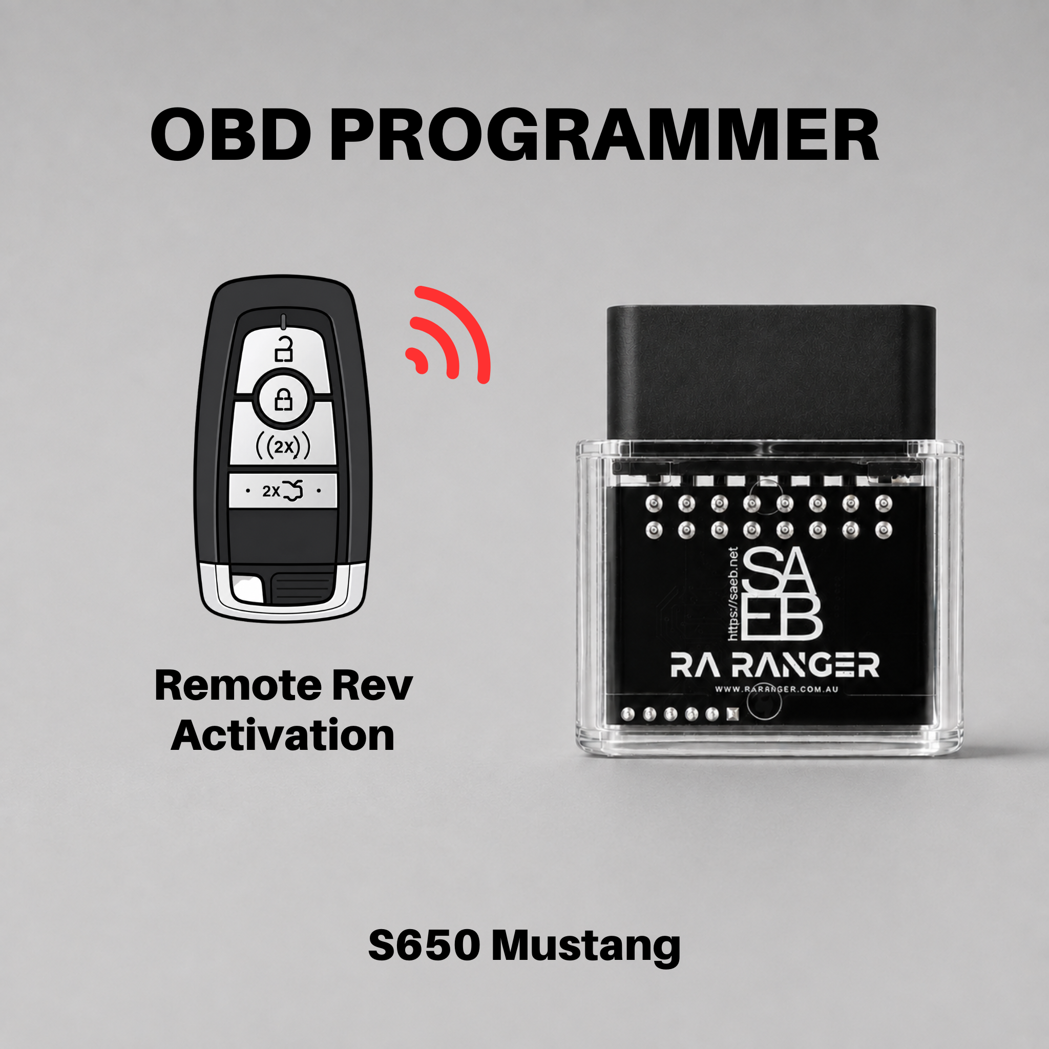 Remote Rev Programmer - Mustang S650 2024+ (Auto Trans ONLY)