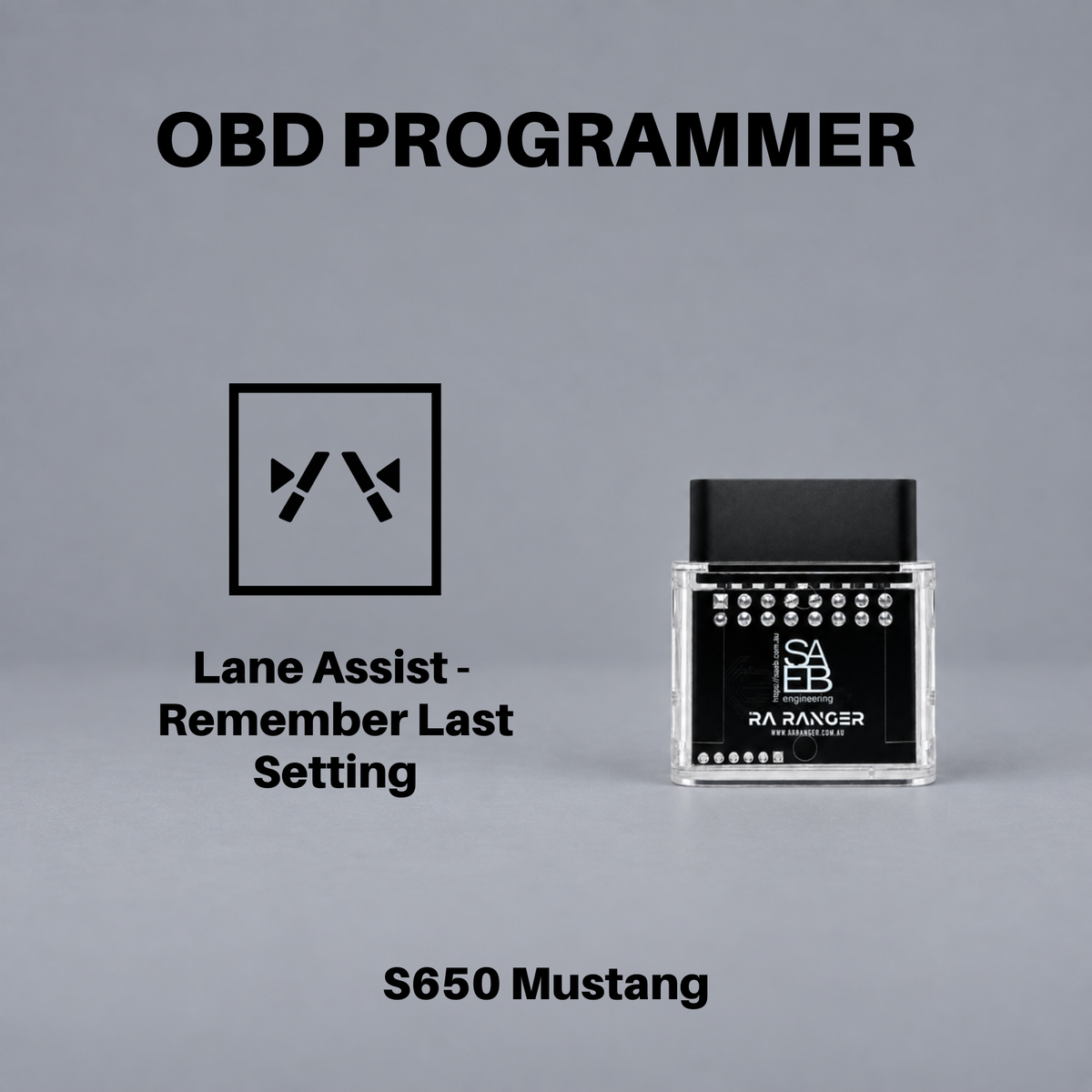 Lane Assist Remember Last Setting Programmer - Mustang S650 2024+