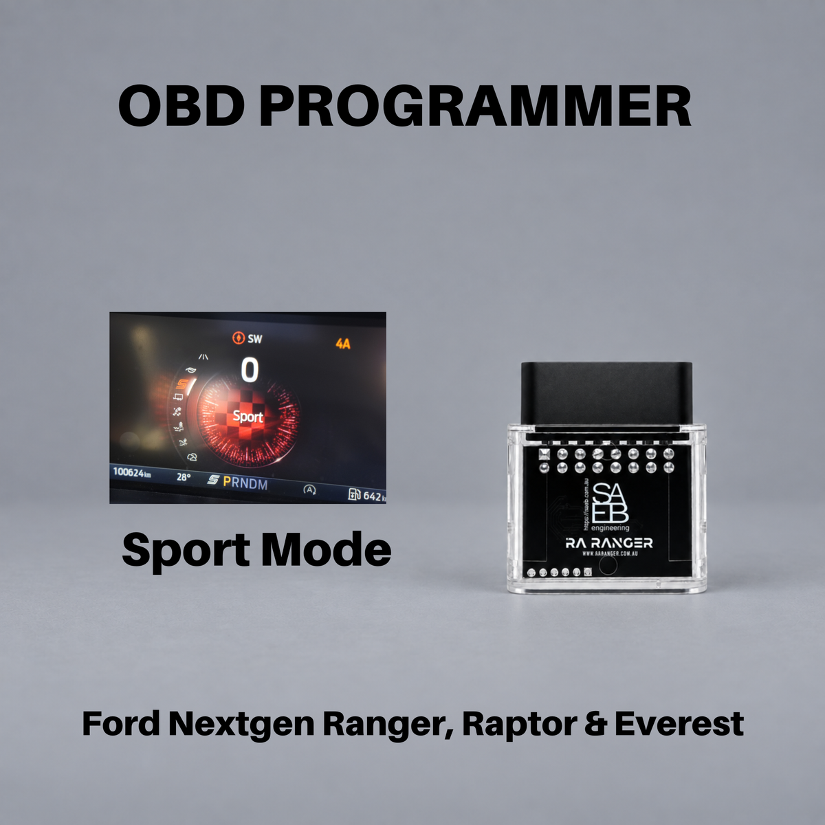 Sport Mode Programmer - NextGen Ford Ranger, Raptor & Everest