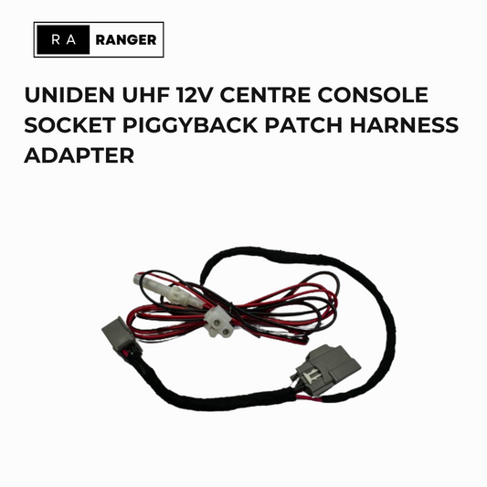 Uniden UHF 12v Centre Console Socket Piggyback Plug 'n' Play Adapter For NextGen Ranger