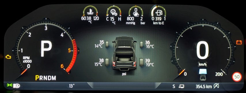 NextGen Ranger & Everest Full Digital Instrument Cluster Upgrade Kit